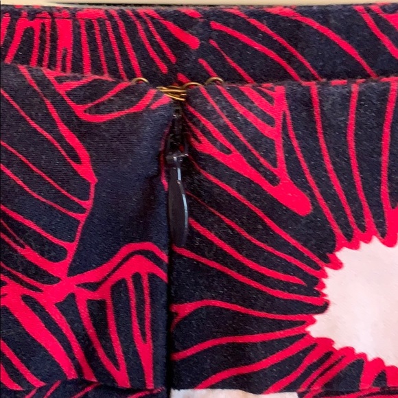 Charter Club Lined Flower Print Skirt - Picture 4 of 5